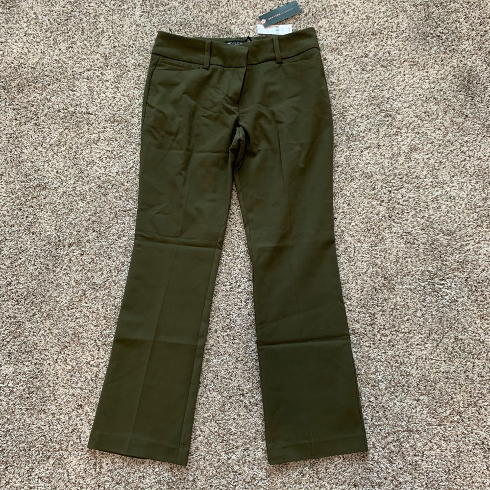 New York & Company Olive Green Work Pant